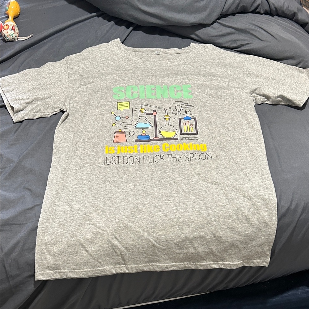 Gray Science Graphic T-Shirt